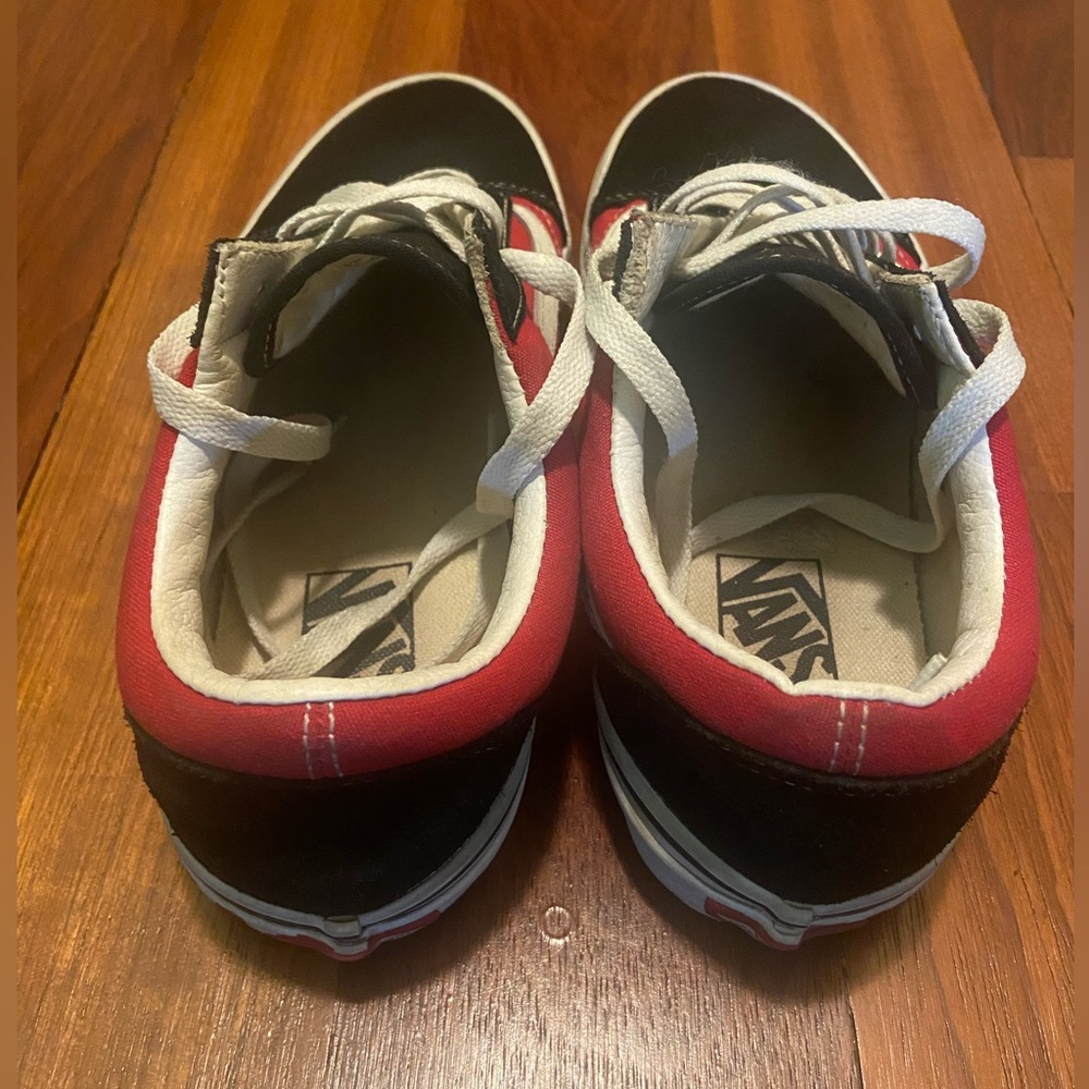 Red Canvas Vans - Picture 2 of 7